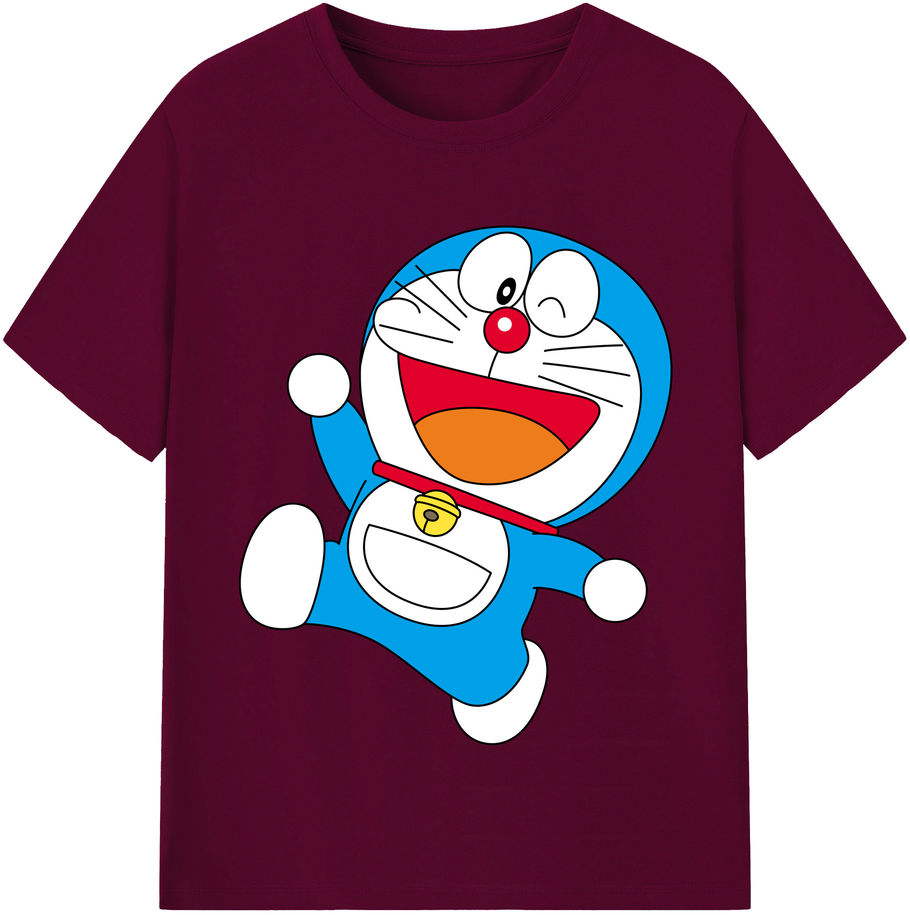 （画像用） ドラえもん Doraemon レディースカジュアルプリントTシャツ（綿100％）